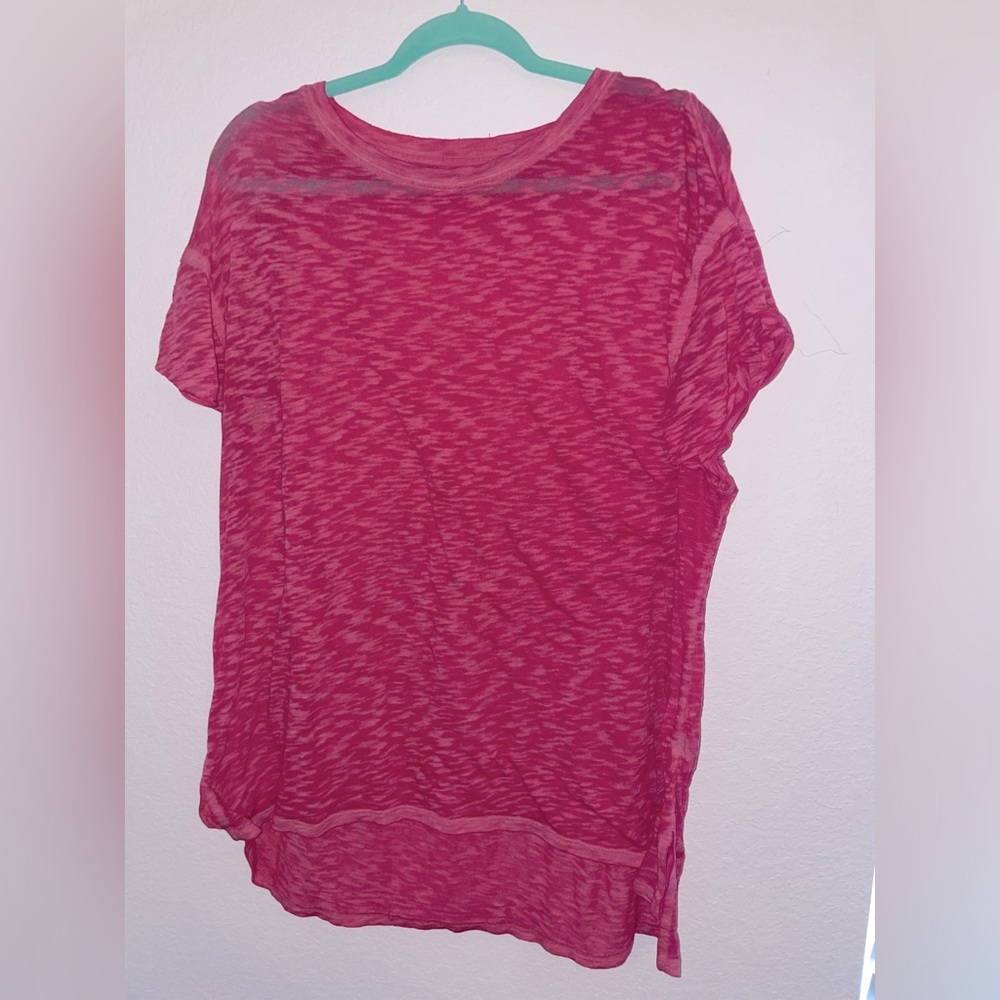 Time and Tru Size L pink workout shirt